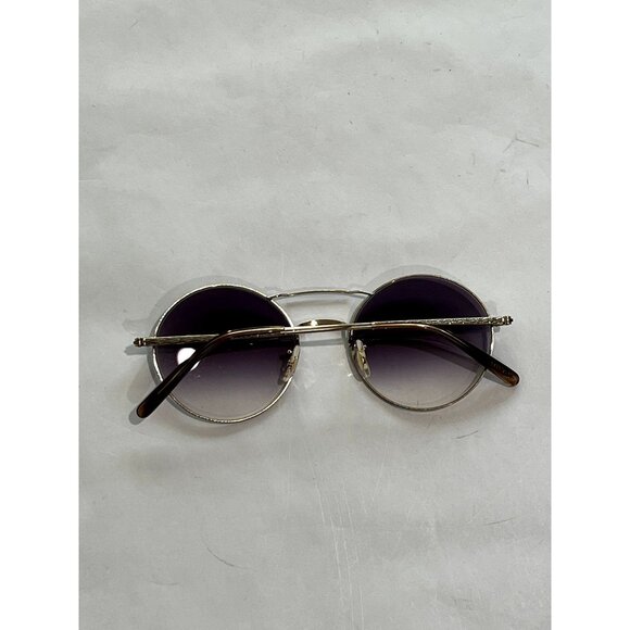 Oliver Peoples Nickol Sunglasses in Silver with Purple Lenses main image 5